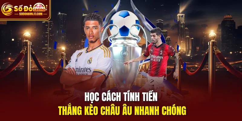 Học cách tính tiền thắng kèo châu Âu nhanh chóng