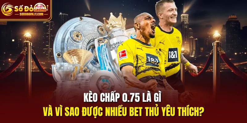 Kèo chấp 0.75 là gì và vì sao được nhiều bet thủ yêu thích?