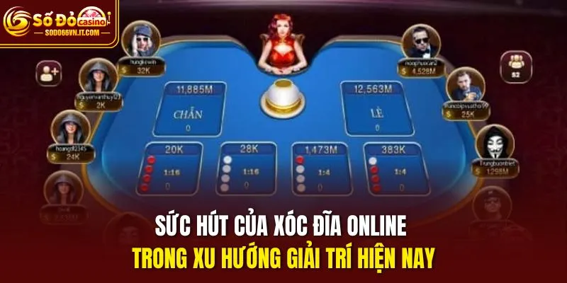 Sức hút của Xóc đĩa online trong xu hướng giải trí hiện nay